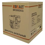 Двигатель дизельный BR300DEG  (178FE, 6л.с, электростарт, топливный бак 3,5л, шлицевой вал для мотоблока, диаметр вала 25мм)18шт/подд 03 01 263 002