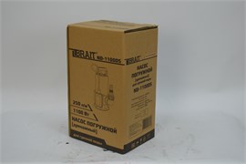 Насос дренажный погружной ND-1100DS  (250л/м; 1100Вт; до 35мм; макс.напор 9м; для грязной воды, нерж.сталь) 4шт/кор  80шт/подд 23 01 154 077