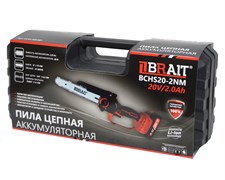 Пила цепная аккумуляторная BCHS20-2NM  (180Вт;шина 6",37зв; щёточный; 5000об/мин; кейс; 1АКБ) 8шт/кор, 128шт/поддон 21 01 228 001