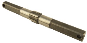 Вал ведущей звезды редуктора МК (чугунный редуктор) (шестигранный нижний) 04 03 006 002