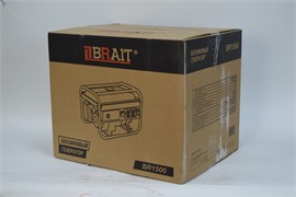 Генератор бензиновый BR1500 (0,9/1,2кВт,220В,50Гц,1-цилин,4-тактн,мощн 3л.с,ручной стартер,объем бензобака 6л,масло картера 0,5л) 20/24шт/пал 02 01 057 029