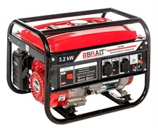 Генератор бензиновый BR3800 (2,9/3,2кВт,220В,50Гц,12В,1-цилиндр,4-тактн,мощн 7л.с,ручной,бак 15л,картер 0,6л) 12/16шт/пал 02 01 054 047