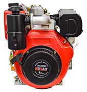 Двигатель дизельный BR420DEG (186FAE, 9л/с, электростарт, топливный бак 5,5л, шлицевой вал для мотоблока,диаметр вала 25мм)12/18шт/подд 03 01 266 002