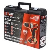 Дрель аккумуляторная BCDI20-2PUMBL PRO  (20В, 1 АКБ.2,0Ач,быстрозажимной патрон,2 ск,45Нм,индикатор заряда батареи,патрон 13мм) 4шт/кор 80шт/подд 21 01 204 101