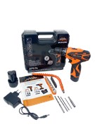 Дрель аккумуляторная DCD12PB DAMAN(12В,Li-on,2 АКБ,З/У,кейс,1,5Ач,1ск,20Н-м,индикатор заряда,быстрозажим.патр,комплект насадок)10шт/кор 200/240шт/подд 21 01 144 093