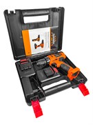 Дрель аккумуляторная DCD21-2 DAMAN (21В,Li-on,2 АКБ,зарядка,кейс,2Ач,2ск,48 Н-м,индикатор заряда,быстрозажим. патрон)10шт/кор 200/240шт/подд 21 01 141 093