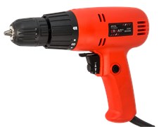 Дрель сетевая BD350N (350Вт, 10мм быстрозажимной патрон, регулировка ск., реверс, картон) 10 шт/кор 350 шт/поддон 21 01 052 049