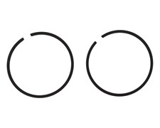 Кольцо поршневое для бензопил BR-Р350S (40,5мм) 01 03 057 019