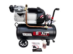 Компрессор воздушный KM-1800/42Х2 (1,8кВт; 300л/мин; ресивер 42л; 2 цилиндра, коаксиальный) 6шт/8шт/поддон 20 01 025 043