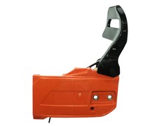 Крышка тормоза цепи (в сборе) BR-45/52 (ПРЯМАЯ) для импортных бензопил 50шт/уп 01 02 046 019