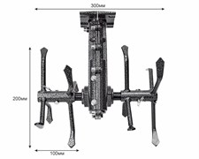 Насадка-культиватор 7шл. 26мм (CN) (насадка-гусиные лапки) без порошкового покрытия 6шт./кор. 06 07 207 019