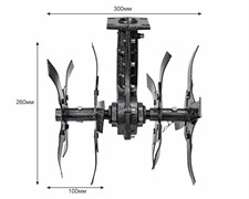 Насадка-культиватор 7шлицов 26мм (AN) без порошкового покрытия 6шт./кор. 06 07 204 019