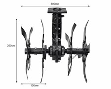 Насадка-культиватор 9 шлицов 26мм (индивидуальная упаковка) (AN) 6шт/кор 72шт/подд 06 07 205 019