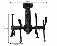 Насадка-культиватор 9шл. 26мм (CN) (насадка-гусиные лапки) без порошкового покрытия 6шт./кор. 06 07 208 019