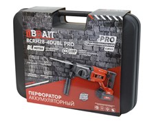 Перфоратор аккумуляторный BCRH28-4DUBL PRO (АКБ 2*4АН, З/У 2,4А, 0-5100уд/мин, энергия удара 2.8дж, бесщеточный) 2шт/уп, 48шт поддон 21 01 252 087