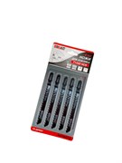 Пилка для лобзика по дереву T144D HCS (100х75мм, шаг 4мм) комплект 100шт/уп. 400шт/кор 21 06 147 069