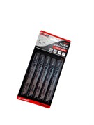 Пилка для лобзика по ламинату T101B HCS (100х75мм, шаг 2,5мм) комплект 100шт/уп. 400шт/кор 21 06 150 069