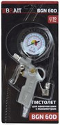 Пистолет для накачки шин BGN 60D 10бар, наконечник 25/w, с манометром 50шт/кор; 10шт/уп 20 02 140 116