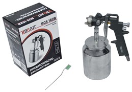 Пневмокраскораспылитель BGS 162B для воздушного компрессора нижний бак 0,5 л. металл. 20шт/кор 20 02 144 116