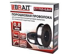 Проволока порошковая BRAIT E71TGS 0,8х5  (5 кг)  5шт/кор 18 02 102 043
