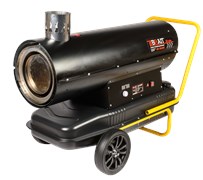 Пушка тепловая дизельная BR-56AIW (непрям.наг)(56кВт, произв. 1100м3/ч, топл.дизель, расх.топл.4,7л/ч.,бак 68л) 4/6шт/поддон 25 01 013 076