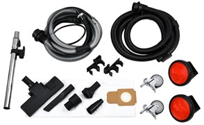 Пылесос строительный BVC-40M PRO (220В,50Гц,2000Вт,бак 40л,2 шланга 3м,3,5м,скор.потока 40л/с,бак пластик,пульт дист. упр.) 12шт/подд 28 01 015 074