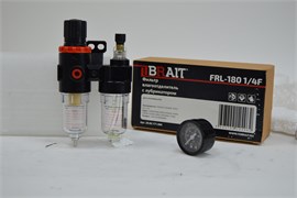 Фильтр влагоотделитель с лубрикатором FRL-180 для воздушного компрессора (1/4F) 50шт/кор 20 02 171 066
