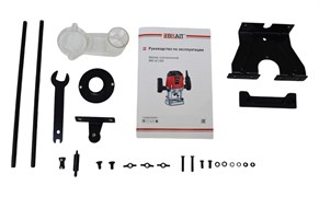 Фрезер электрический BRE 8/1300 (1300Вт,12000-30000об/мин,цанги6-8-12мм,диам.фрез30мм,глуб.фрезер.0-50мм,щетка№586 6,5-11-17) 4шт/уп 96/108/128шт/подд 21 01 039 054