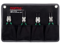 Набор съемников стопорн.колец 4шт. на полотне TOPTUL (GPAQ0401) GPAQ0401