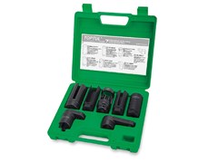 Набор спецголовок для снятия датчиков лямбда-зондов, давления масла и форсунок  TOPTUL (JGAI0701) JGAI0701