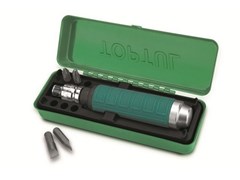 Отвертка ударно-поворотная + биты в футляре TOPTUL (GAAD0602) GAAD0602