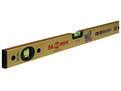 Уровень 600 мм 2 глаз. брусковый, золото PN01 SLOWIK (быт.) 70061