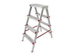 Лестница-стремянка алюм. двухсторонняя 88 см 4 ступ. 3,4кг PRO STARTUL (ST9941-04) ST9941-04