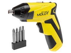 Аккум. шуруповерт MOLOT MBS 4048 Ni в блистере+ набор бит MBS4048Ni00011