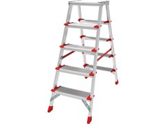 Лестница-стремянка алюм. двухст. 110 см 5 ступ. 7,5кг NV 3127 Новая высота 3127205