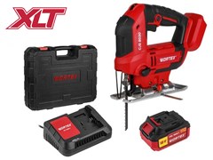 Аккум. лобзик WORTEX CJS 8030 в чем. ALL1 XLT SET 18 В, 500-3000 об/мин, 85 мм, 1х4 А*ч 1333371