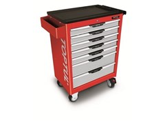 Тележка для инструмента 7 секций КРАСНЫЙ серия ProLine TOPTUL (TCAC0702) TCAC0702