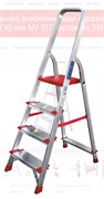 Лестница-стремянка алюм. проф. с широкой ступенью 85 см 4 ступ. 5,2кг NV3117 Новая Высота 3117104
