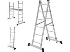 Лестница-помост алюм. 80 см 6 ступ. 11,6 кг NV1415 Новая Высота 1415206