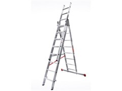 Лестница алюм. 3-х секц. 210/424/211 см 3х8 ступ. 14,8кг  NV3230 Новая Высота 3230308