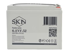 Тяговый аккумулятор SKN 6-EVF-52 (12V55A/H C5) 0000058