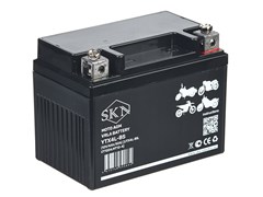 Аккумулятор стартерный для мототехники SKN YTX4L-BS (12V/4Ah/50A) [UTX4L-BS, CT 1204, MT 12-4] 0000115
