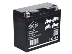 Аккумулятор стартерный для мототехники SKN YT12B-4 (12V/10Ah/155A)  [CT 1212.1, YT12B-BS] 0000121