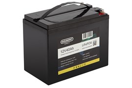 Литиевый тяговый аккумулятор Gelbert LiFePO4 (12V/40Ah/40A/480Wh) [6-EVF-45] 0000174