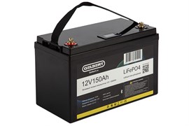 Литиевый тяговый аккумулятор Gelbert LiFePO4 (12V/150Ah/150А/1,800Wh) [6-EVF-150] Bluetooth 0000178