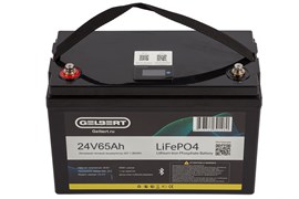 Литиевый тяговый аккумулятор Gelbert LiFePO4 (24V/65Ah/65A/1,560Wh) BT/Display 0000182