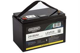 Литиевый тяговый аккумулятор Gelbert LiFePO4 (24V/80Ah/100A/1,920Wh) Bluetooth 0000183