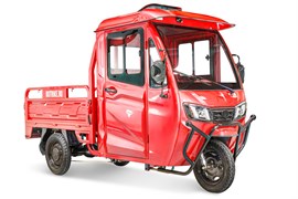 Грузовой электротрицикл Rutrike КАРГО Кабина 1500 60V1000W Красный-2734 022468-2734