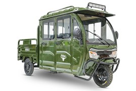 Грузовой электротрицикл Rutrike Рейс 1300 60V1200W темно-зеленый-2818 024458-2818