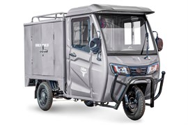 Грузовой электротрицикл Rutrike КАРГО Кабина Дуал Серый-2757 024460-2757